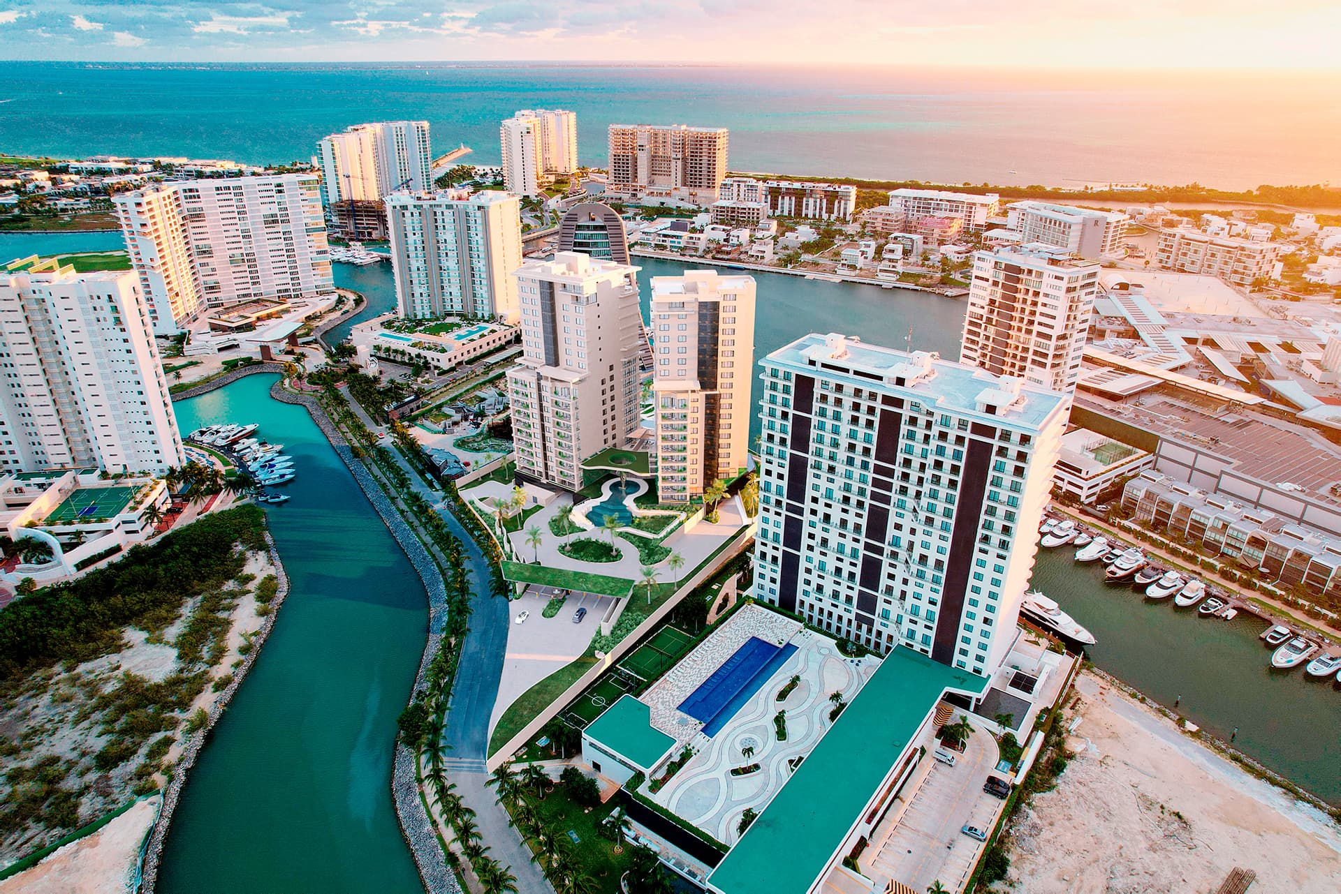 Vellmari — departamentos de lujo frente a la marina de Puerto Cancún